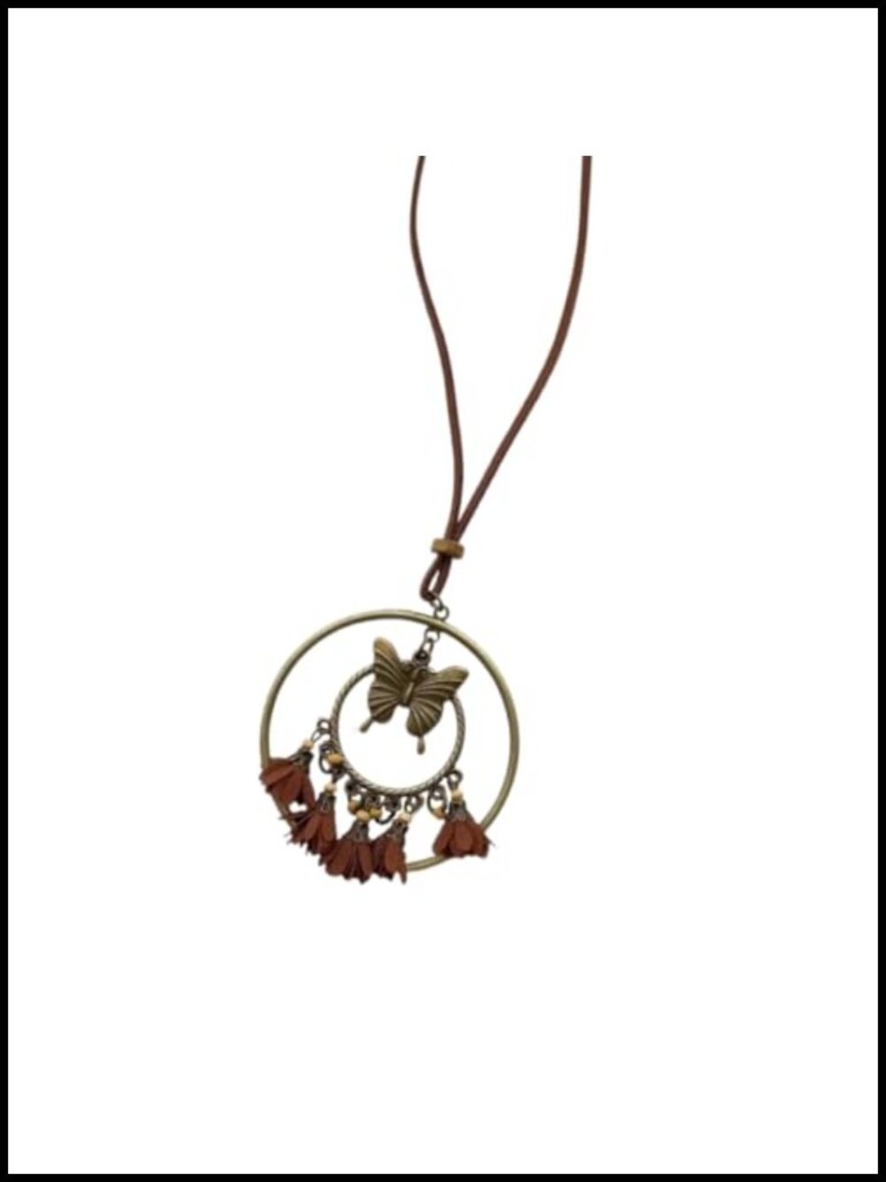 Boho Turquoise Beaded Necklace with Gold-Plated Accents, Adjustable Choker,